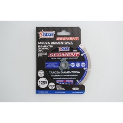 Tarcza diamentowa 125 mm Segmentowa Star