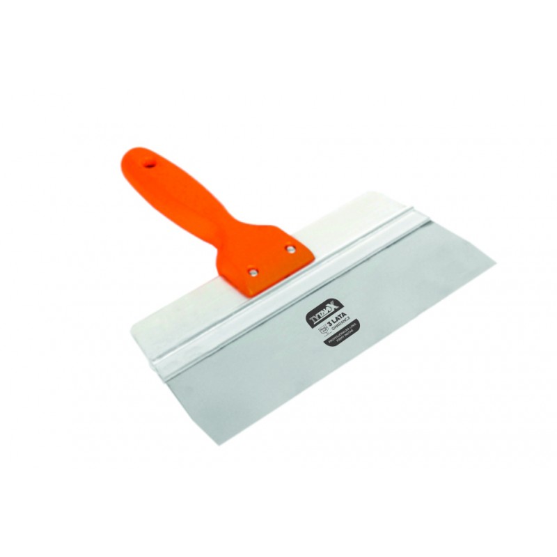 Szpachla nierdzewna "TYTANX" 150/60mm - 600/60mm oraz 150/90mm - 350/90mm al uch. drewniany