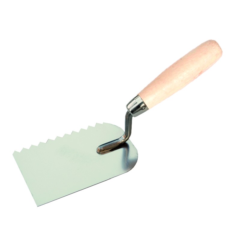 Kielnia sztukatorska 80mm - 120mm ząb trójkątny z boku