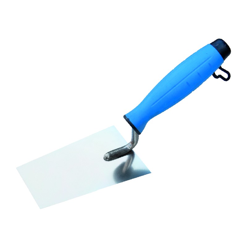 Kielnia trapezowa nierdzewna 130mm - 180mm uch. gumowy